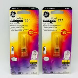 GE Edison Halogen 100 Replacement Lamps - Lot of 2.